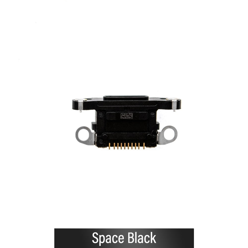 Charging Port Connector for iPhone 14 Pro / 14 Pro Max (Purple)-Space Black Charging Port Connector for iPhone 14 Pro / 14 Pro Max (Purple)-Space Black